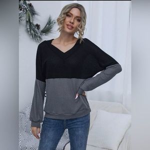 SHEIN Colorblock Pullover
